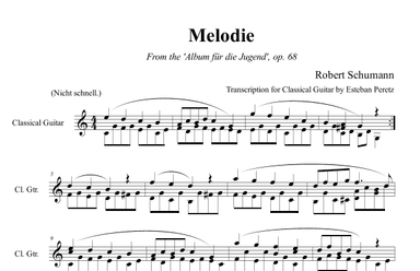 Melodie (arr. Esteban Peretz)