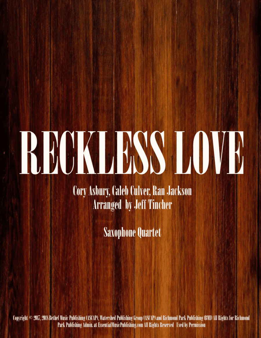Reckless Love (arr. Jeff Tincher)