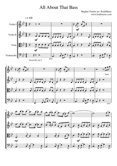 All About That Bass (arr. KoaliMusic)