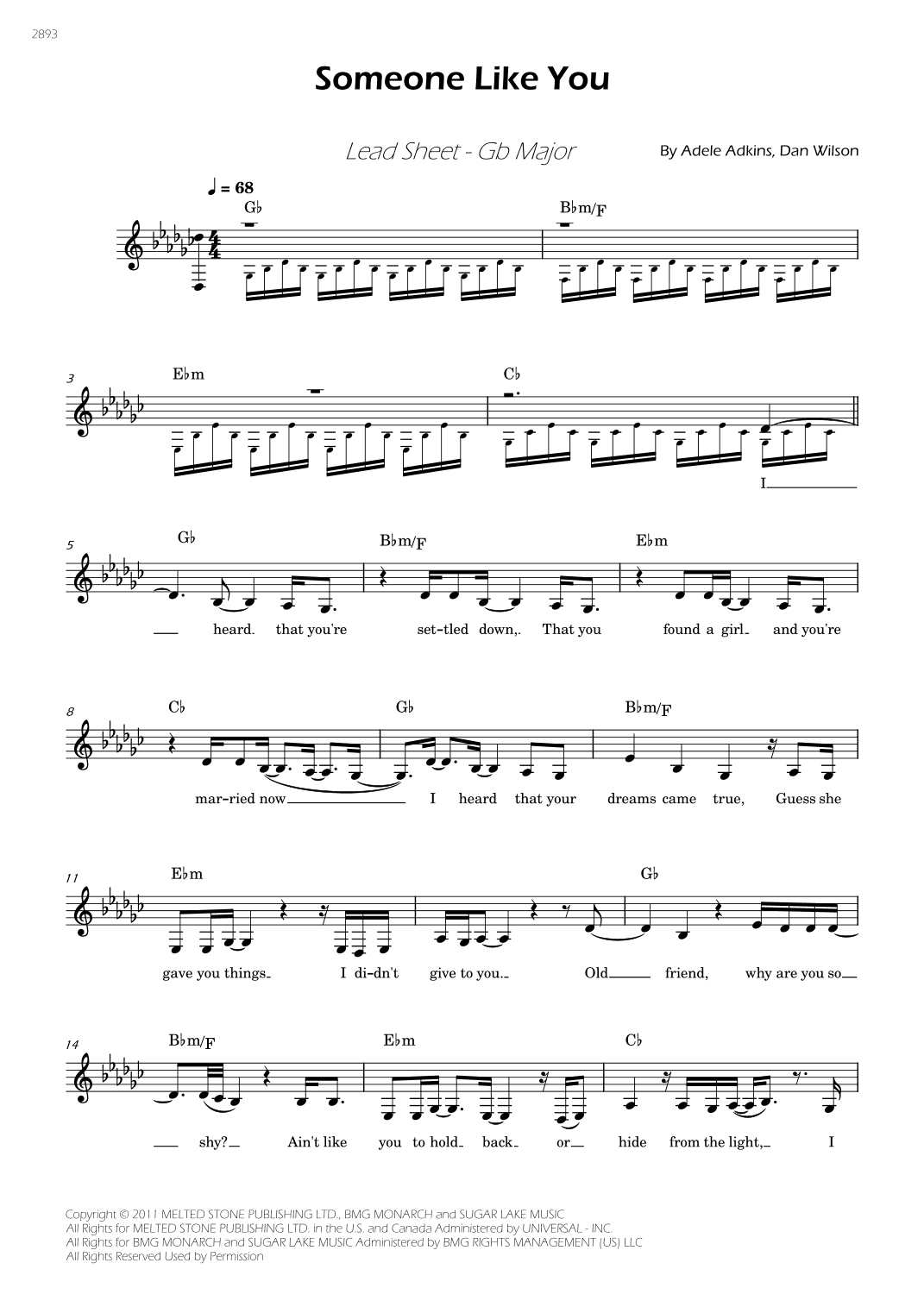 Someone Like You (arr. César Madeira)