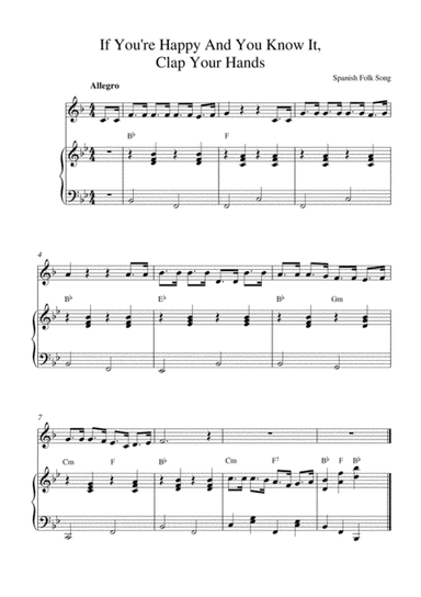If You're Happy And You Know It, Clap Your Hands (arr. Kaiserin Rebecca)