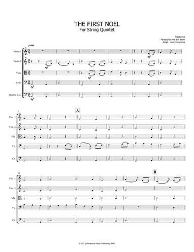 First Noel (arr. Isaac Gonçalves)