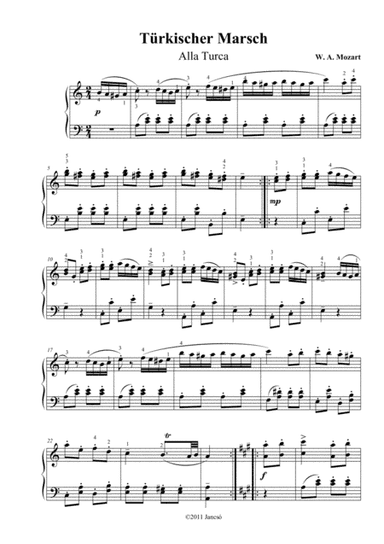 Alla turca (arr. Thomas Jancso)