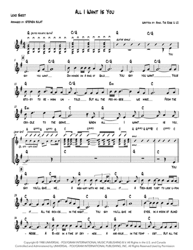 All I Want Is You (arr. Stephen Bulat)