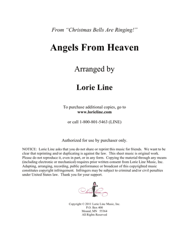 Angels From Heaven (arr. Lorie Line)