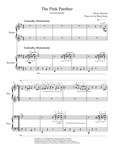 The Pink Panther (arr. Maria Sung)