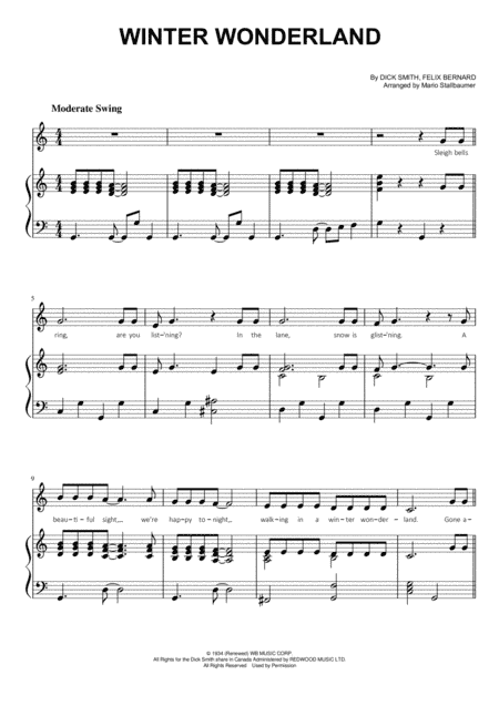 Winter Wonderland (arr. Mario Stallbaumer)