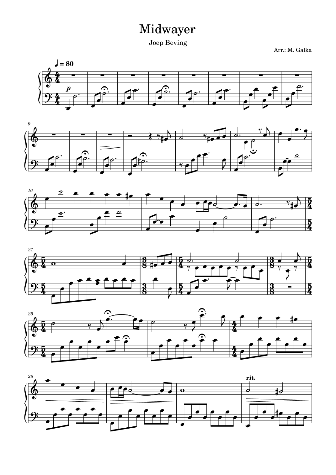 Midwayer (arr. M. Galka)