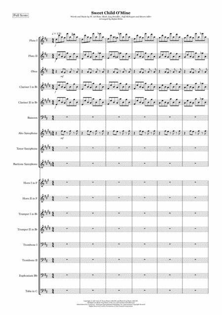 Sweet Child O' Mine (arr. Rafael Brito)