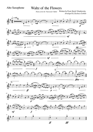 Waltz of the Flowers (arr. Zachary Corbett)