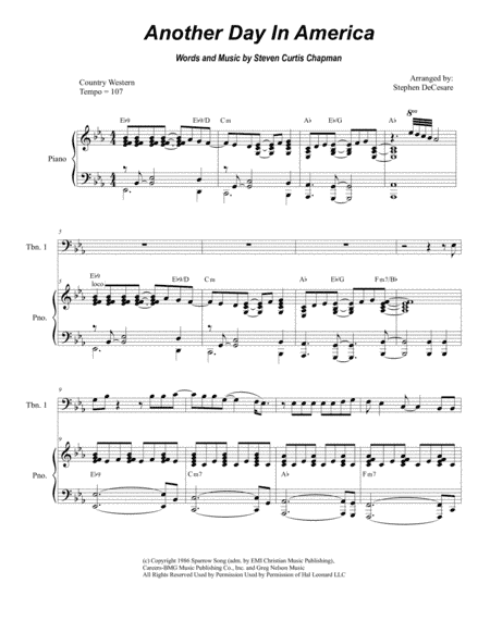 Another Day In America (arr. Stephen DeCesare)