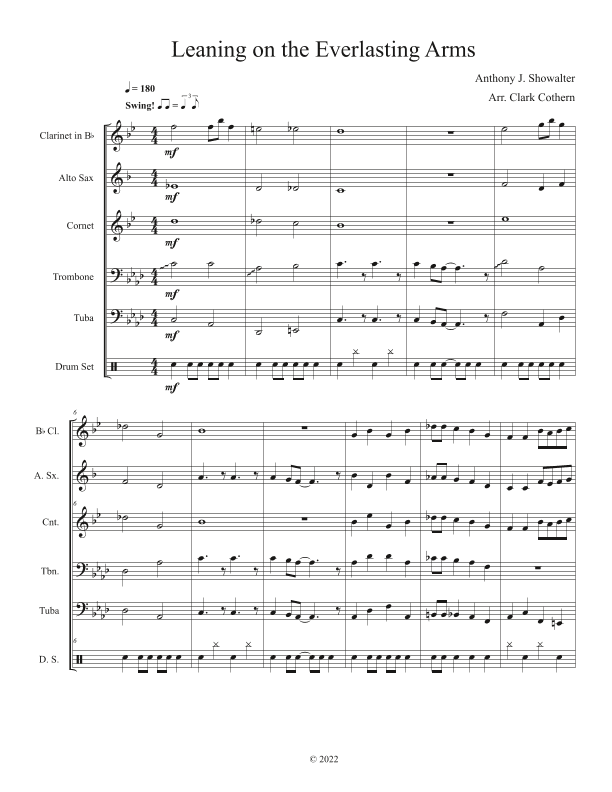 Leaning on the Everlasting Arms (arr. Clark Cothern)