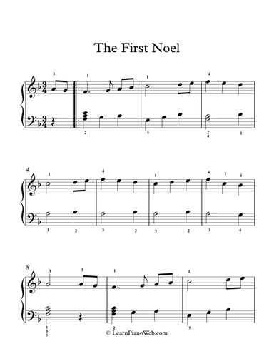 The First Noel (arr. PianoWithMichael.com)
