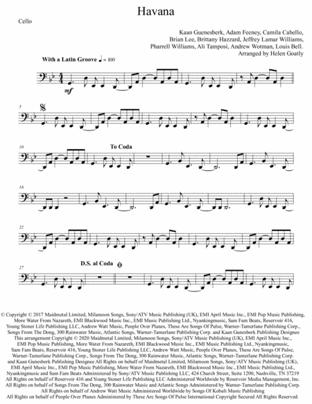 Havana (arr. Helen Goatly)