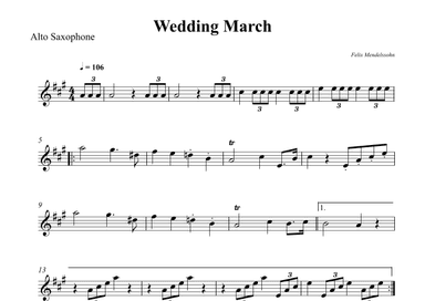 Wedding March (arr. Wesley S. SIlva)