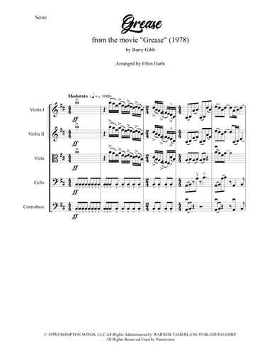 Grease (arr. Ellen Harle)