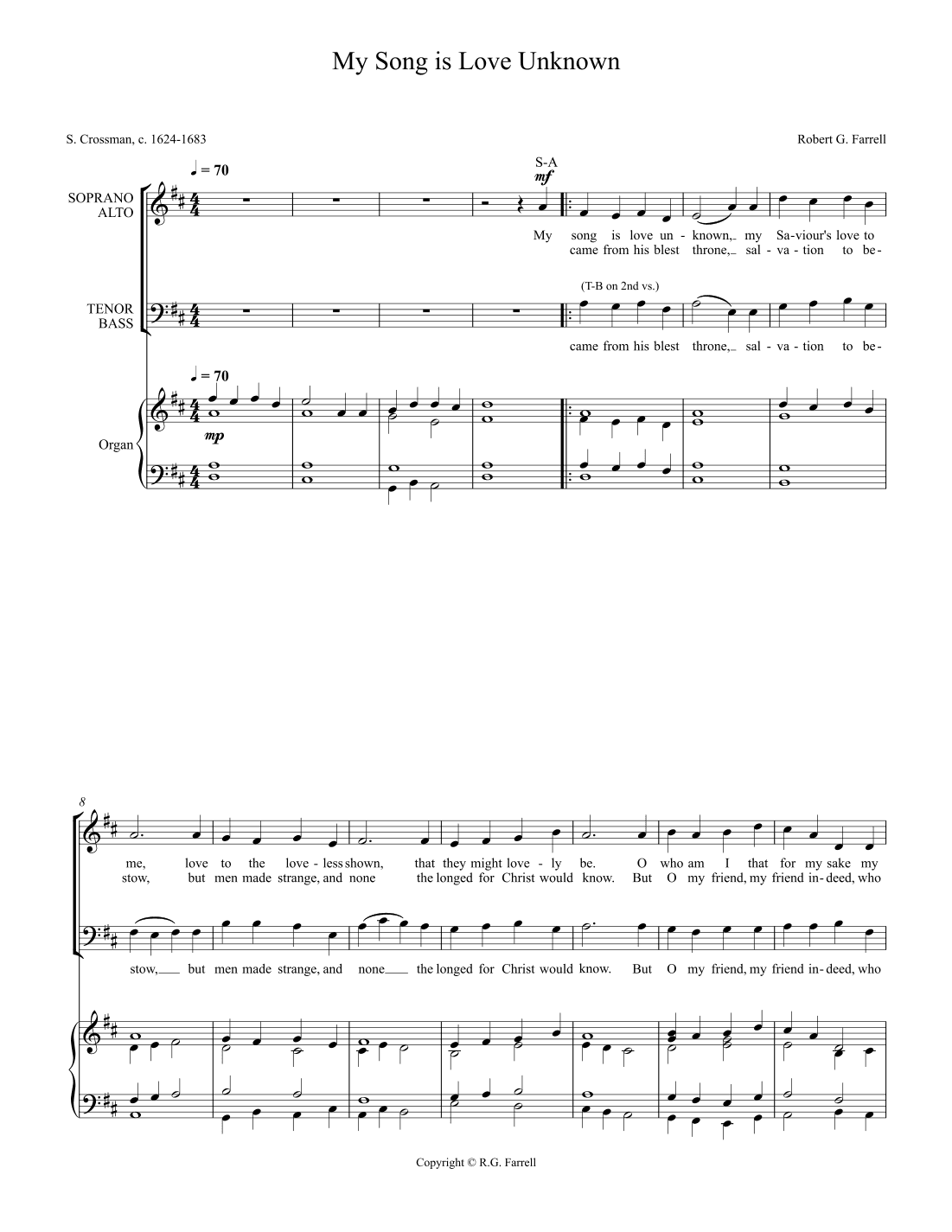 My Song is Love Unknown