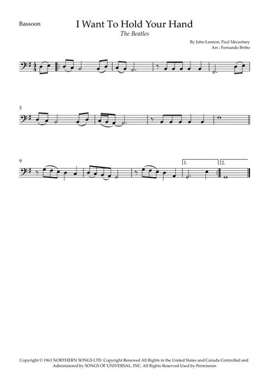 I Want To Hold Your Hand (arr. Fernando Britto)