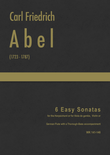 Abel - 6 Easy Sonatas, WK 141-146 (arr. J.G. Cucó Barber)
