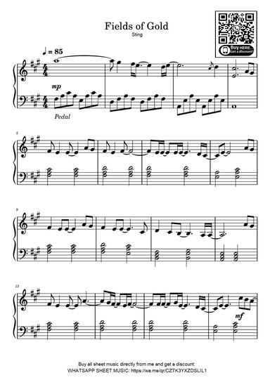 Fields Of Gold (arr. eduardo)