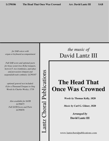 The Head That Once Was Crowned (arr. David Lantz III)