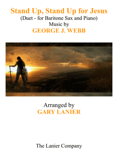 STAND UP, STAND UP FOR JESUS (Duet – Baritone Sax & Piano with Score/Part) (arr. Gary Lanier)