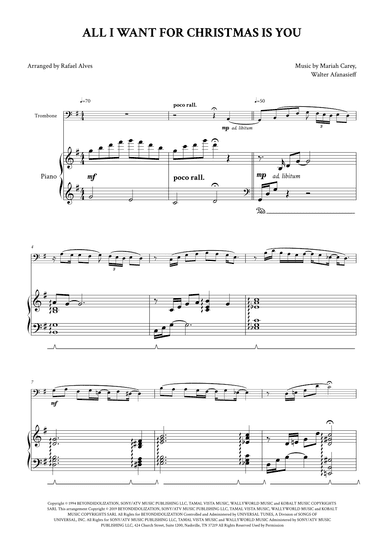 All I Want For Christmas Is You (arr. Rafael Alves)