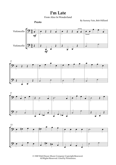 I'm Late (arr. Karen Gueiros)