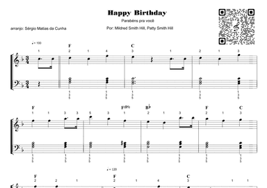 Happy Birthday - Parabéns pra você (arr. Sérgio Matias da Cunha)