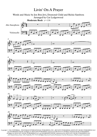 Livin' On A Prayer (arr. Cat Ledgerwood)