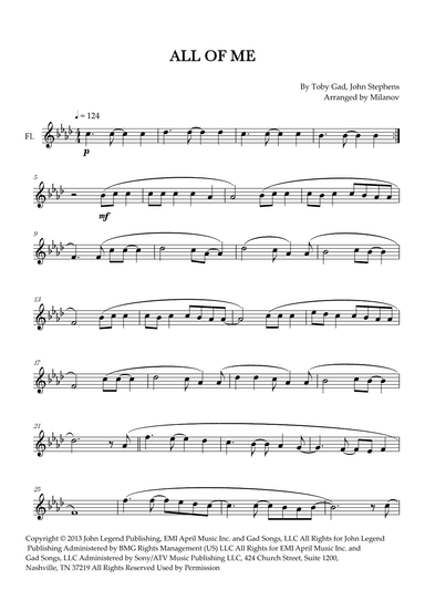 All Of Me (arr. Milanov)