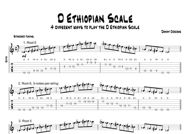 D Ethiopian Scale (4 Ways to Play)