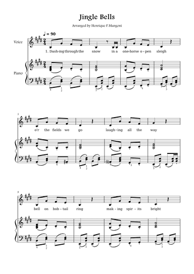 Jingle Bells (arr. Henrique F Mangoni)