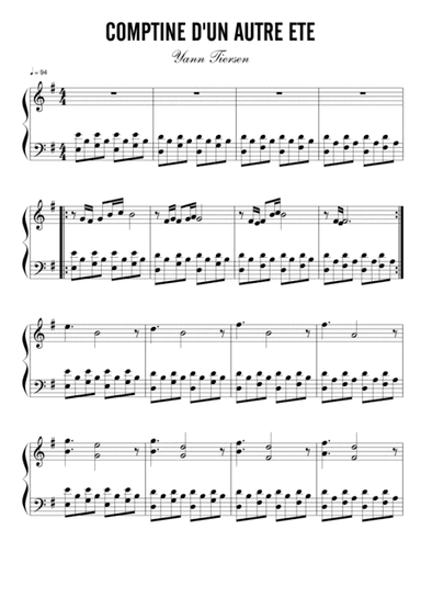 Comptine D'un Autre Été: L'après-midi (arr. Academia Unimusica)