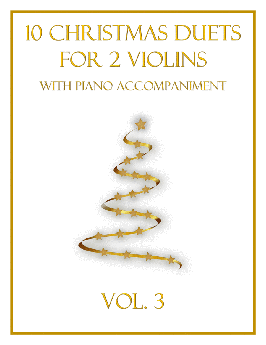 10 Christmas Duets for 2 Violins with Piano Accompaniment (Vol. 3) (arr. B. C. Dockery)