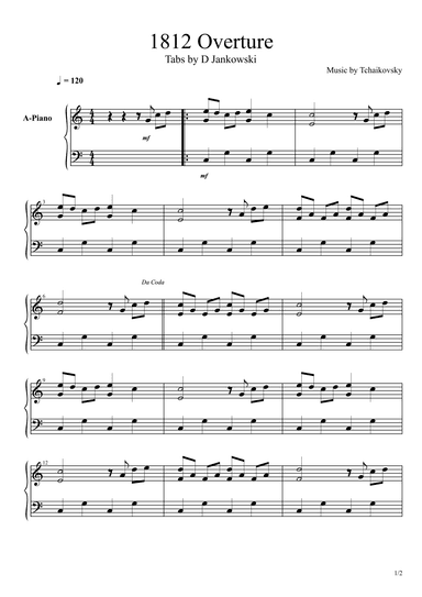 1812 Overture (arr. Dennis Jankowski)