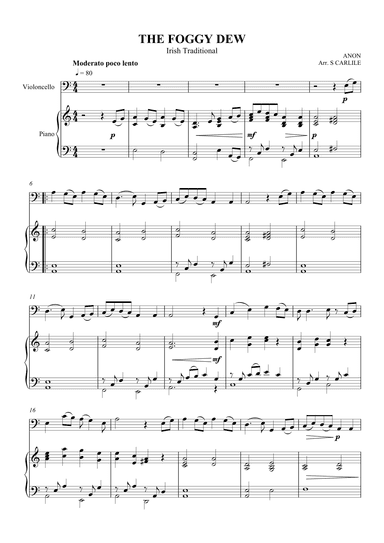 The Foggy Dew (arr. SCMusic)