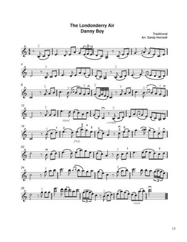 Danny Boy, for Solo Violin (arr. Sandy Herrault)
