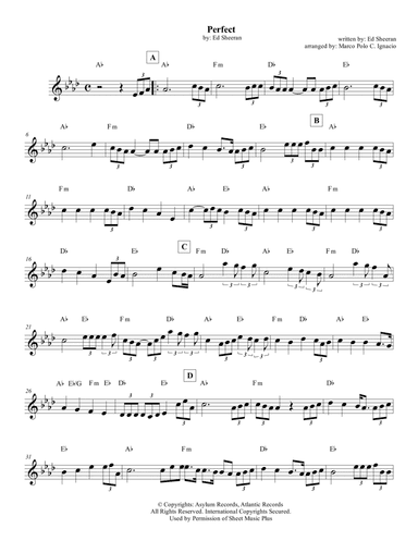 Perfect (arr. Marco Polo C. Ignacio)
