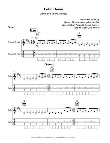 Calm Down With Selena Gomez (arr. David Lartey)