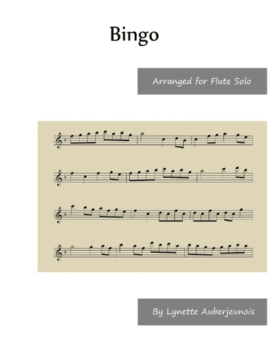 Bingo - Flute Solo (arr. Lynette Auberjeunois)