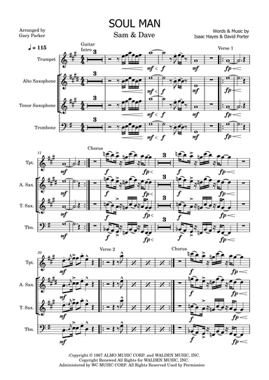 Soul Man (arr. Gary Parker)