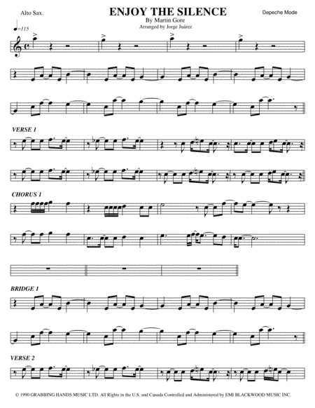 Enjoy The Silence (arr. Jorge Juárez)