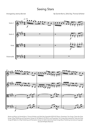 Seeing Stars (arr. Jeremy Barnett)