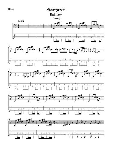 Stargazer (arr. Tracy Dean McCallum)