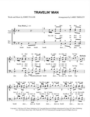 Travelin' Man (arr. Larry Triplett)