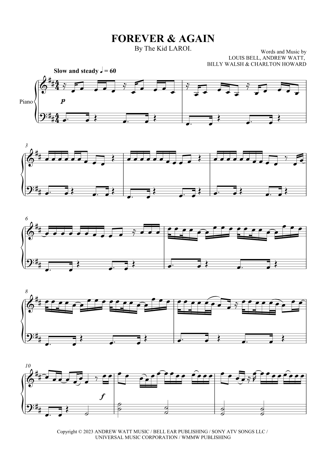 Forever & Again (arr. SCMusic)