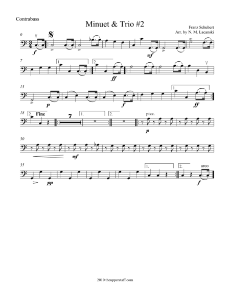 Minuet & Trio #2 (arr. Nick Lacanski)