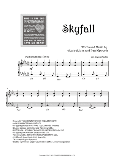 Skyfall (arr. Glenn Martin)
