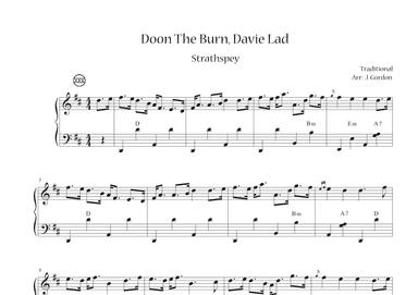 Doon The Burn, Davie Lad (arr. Julia Gordon)